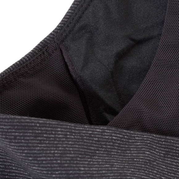 Lululemon Scoop Neck Tank - Heathered Coal Wee Stripe / Deep Coal - Picture 4 of 9